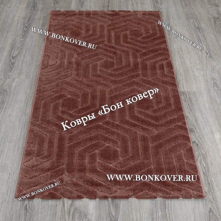 Современный Турецкий Ковер Дизайн 78 темно-розовый