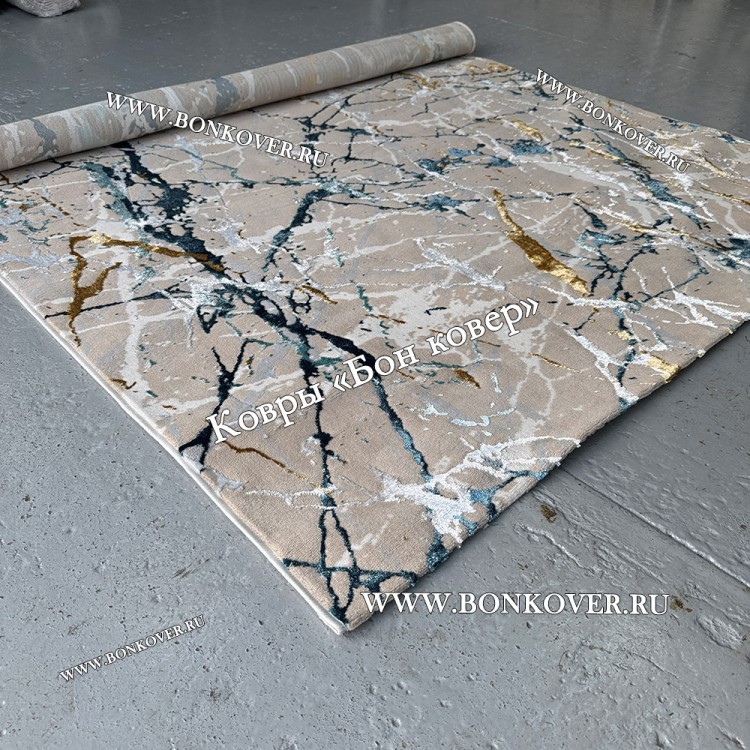 Турецкий Ковер Для Гостиной Разноцветный синий Арт 30314