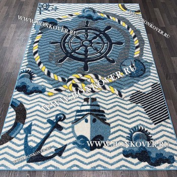 Детский Ковер Разноцветный Дизайн 15 Морской