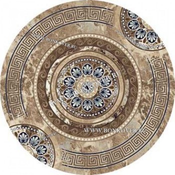 Ковер Российского Производства Дизайн 10 Бежевый Круг