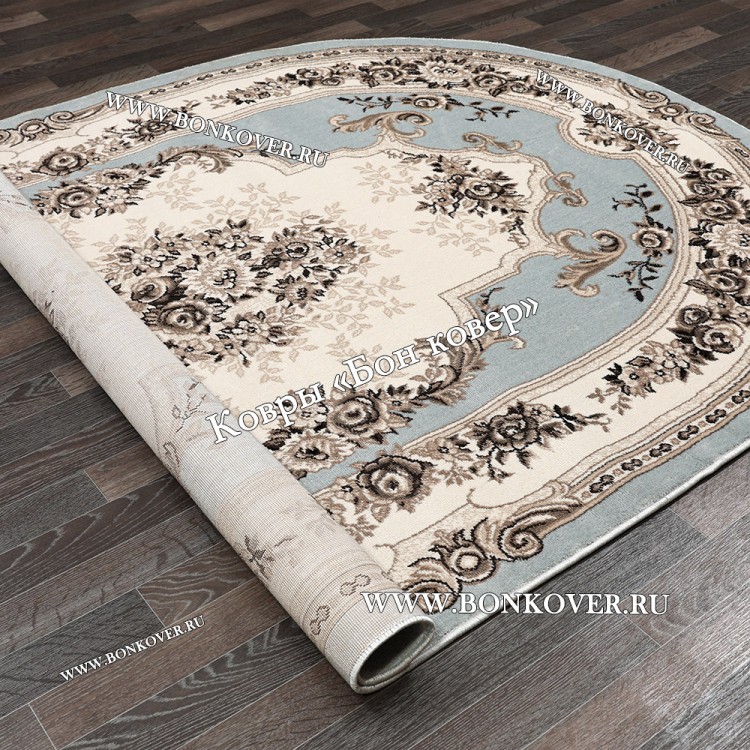 Ковер Российского Производства Дизайн 02 Серый Овальный