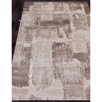 Турецкий Ковер Для Гостиной Дизайн 06 Бежево-Коричневый Прямоугольный