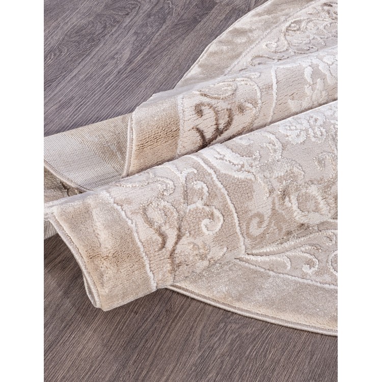 Ковер Armina 03701A BROWN / BROWN Круг