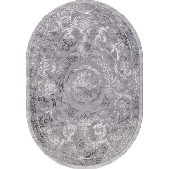 Ковер Armina 03760A GREY / GREY Овал