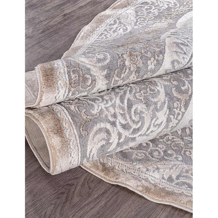 Ковер Armina 03880C GREY / BROWN Овал