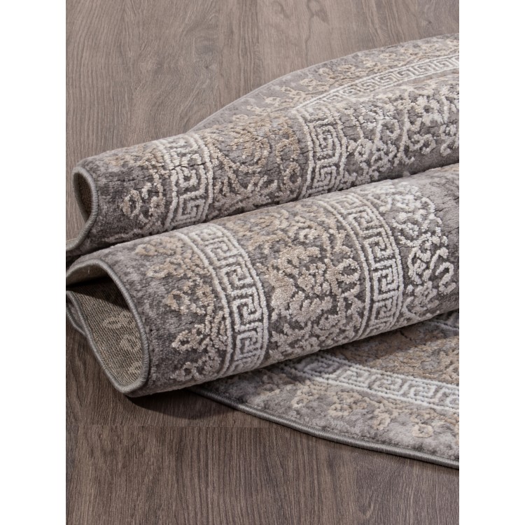 Ковер Armina 04073C GREY / BROWN Овал